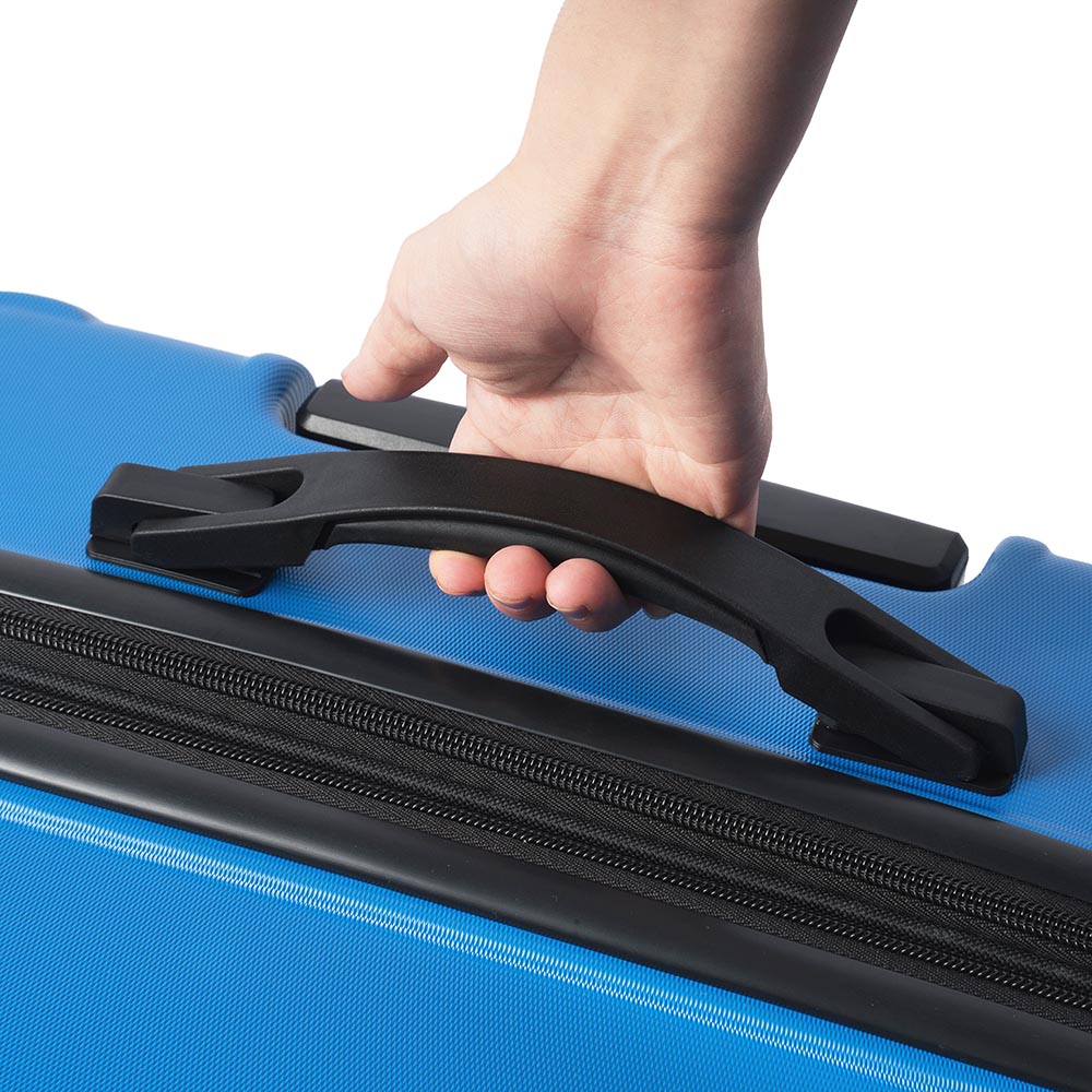 Set of 3 Hard-shell Lightweight Spinner Suitcase with TSA Lock - Blue_5