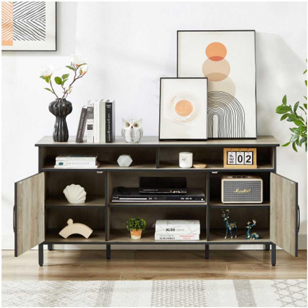TV Stand and Entertainment Center - Grey_4