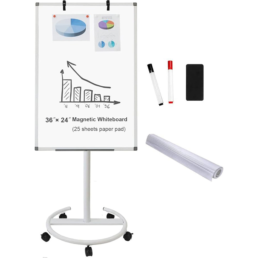 Magnetic Tempered Glass Whiteboard with Removable Stand_8