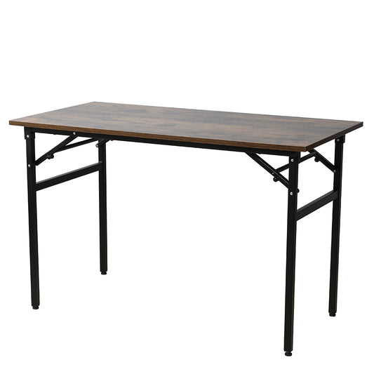 47x24 Inch Folding Table Desk - Black_0