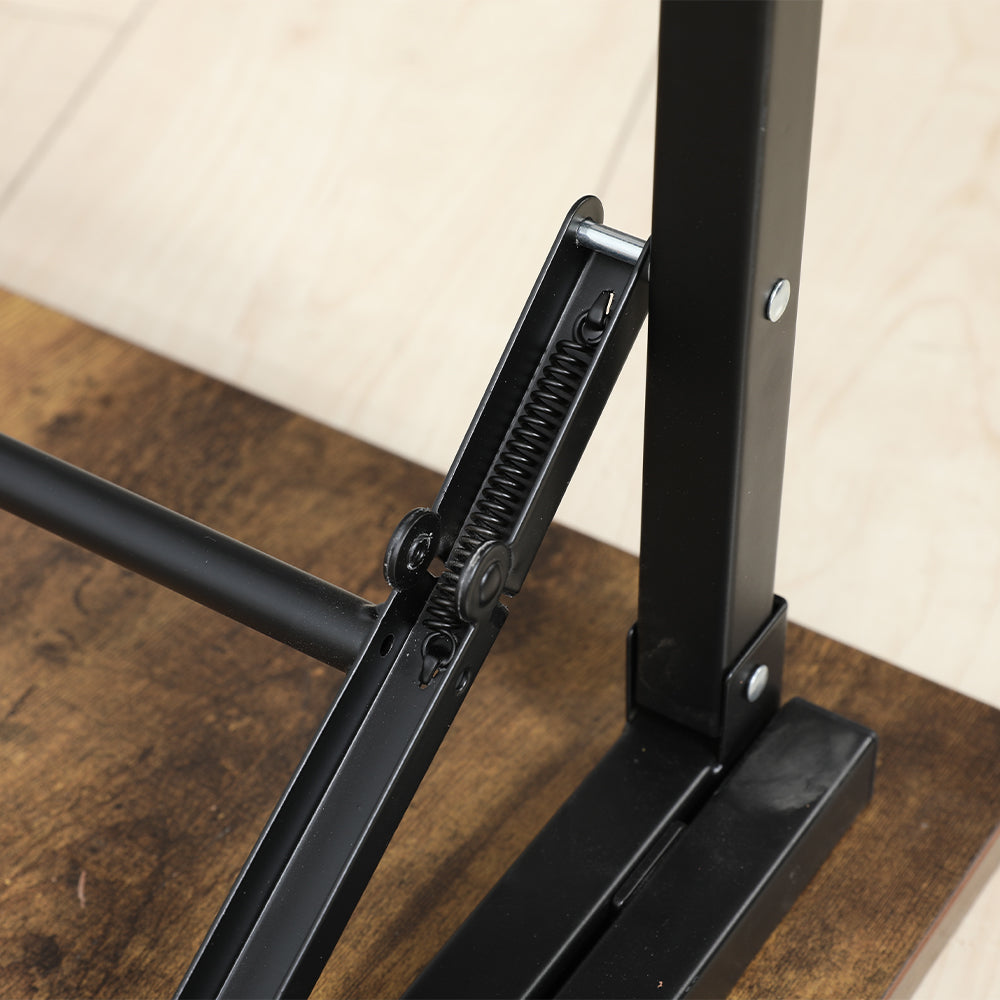 47x24 Inch Folding Table Desk - Black_8