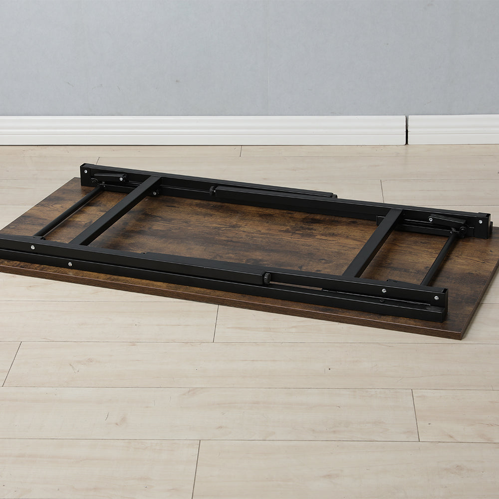 47x24 Inch Folding Table Desk - Black_6