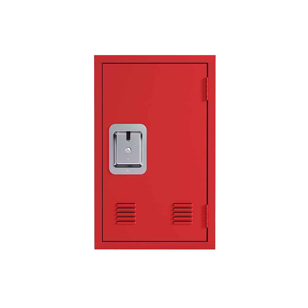 24-Inch Metal Locker Storage Cabinet - Red_0