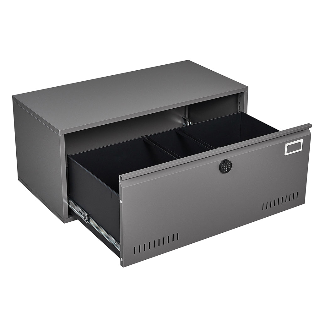 17.7 Inch Digital Keypad Vertical File Cabinet - Dark Grey_5