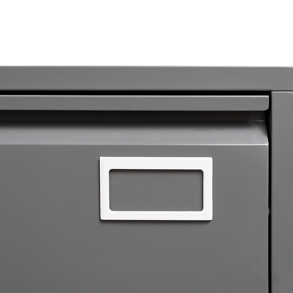 17.7 Inch Digital Keypad Vertical File Cabinet - Dark Grey_7