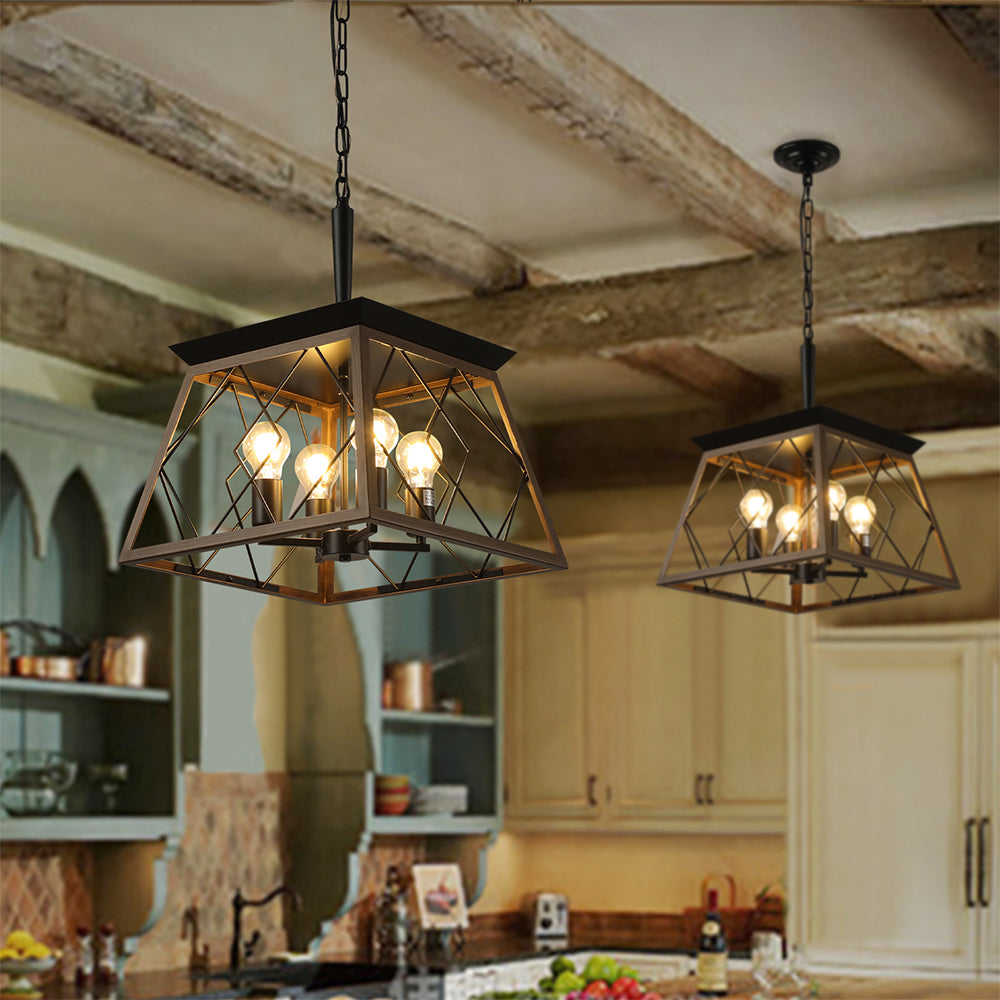 Vintage Farmhouse Chandelier - 4-Light_5