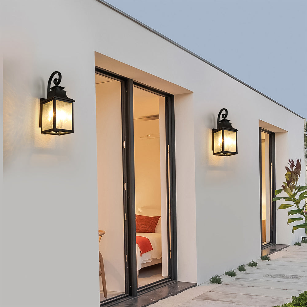 Large Glass Outdoor Wall Lamp_4