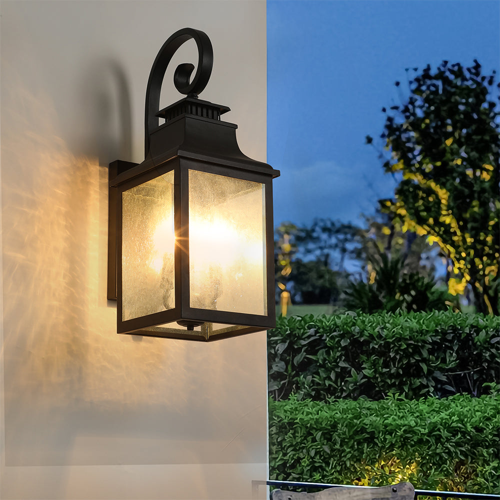 Large Glass Outdoor Wall Lamp_1