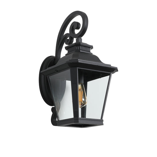 Large Outdoor Wall Sconces with Clear Glass_0