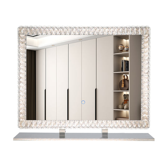 LED Crystal Mirror Light With Dimmable Lights_0