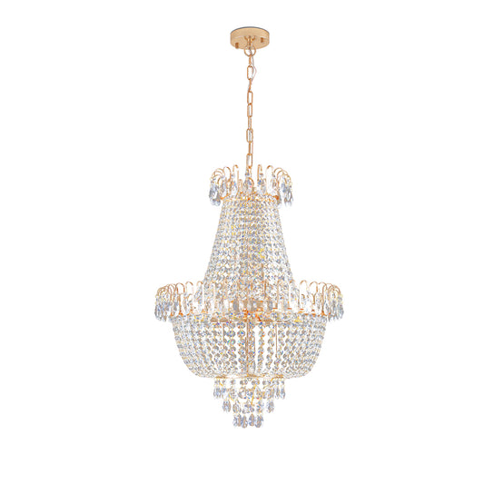 Luxury Gold Crystal Chandelier_0