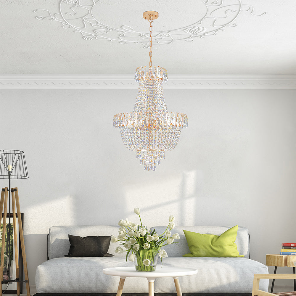 Luxury Gold Crystal Chandelier_3