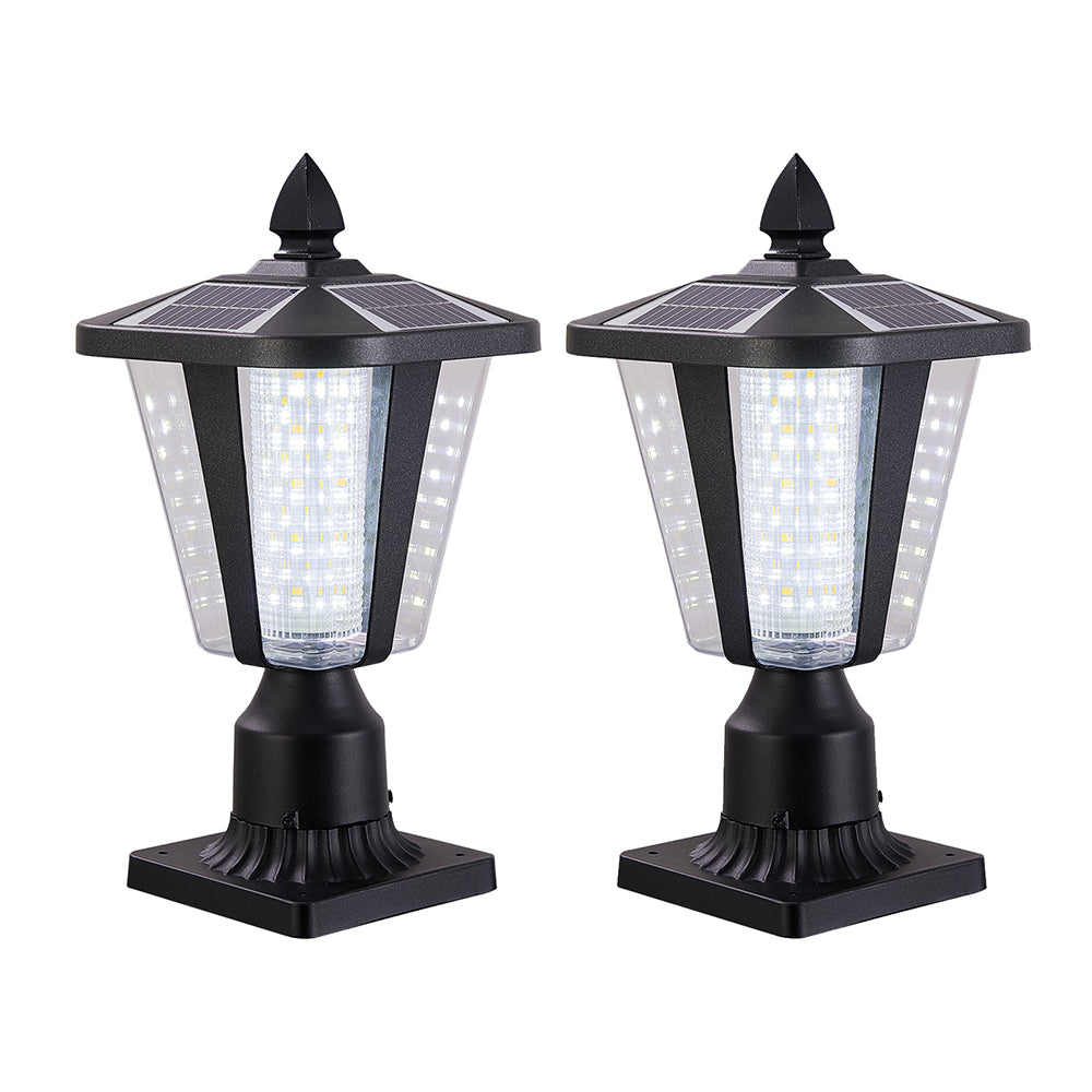Solar Column Headlights With Dimmable LED_0
