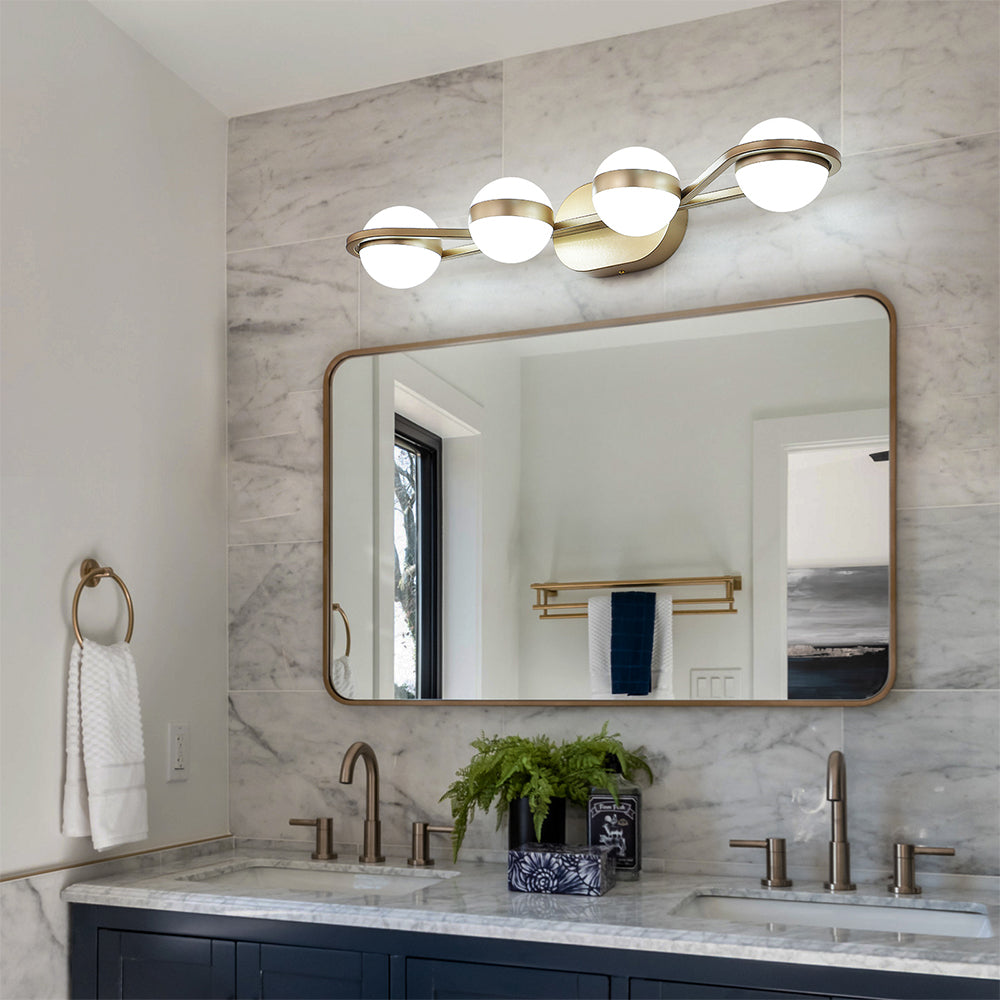 4-LED Bulbs Vanity Lights for Bathroom_1
