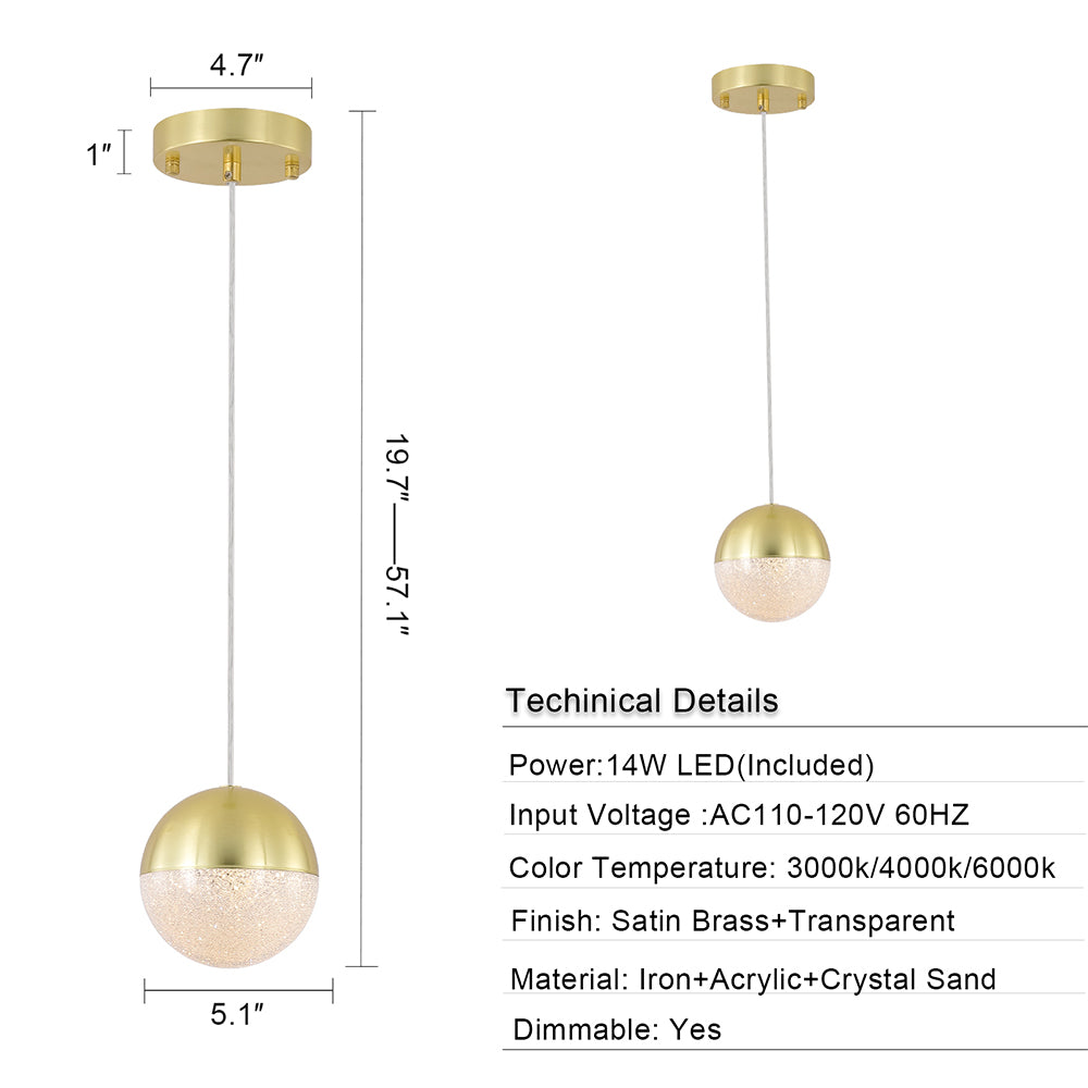 Pendant Light with Dimmable LED_8