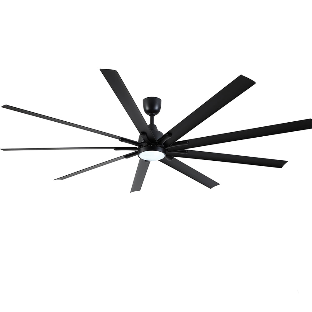 84-Inch Super Large Ceiling Fan with Remote Control - Black_0