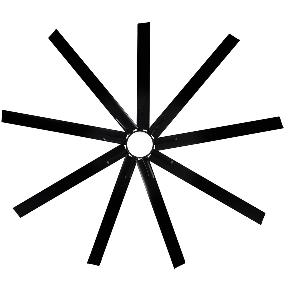 84-Inch Super Large Ceiling Fan with Remote Control - Black_1