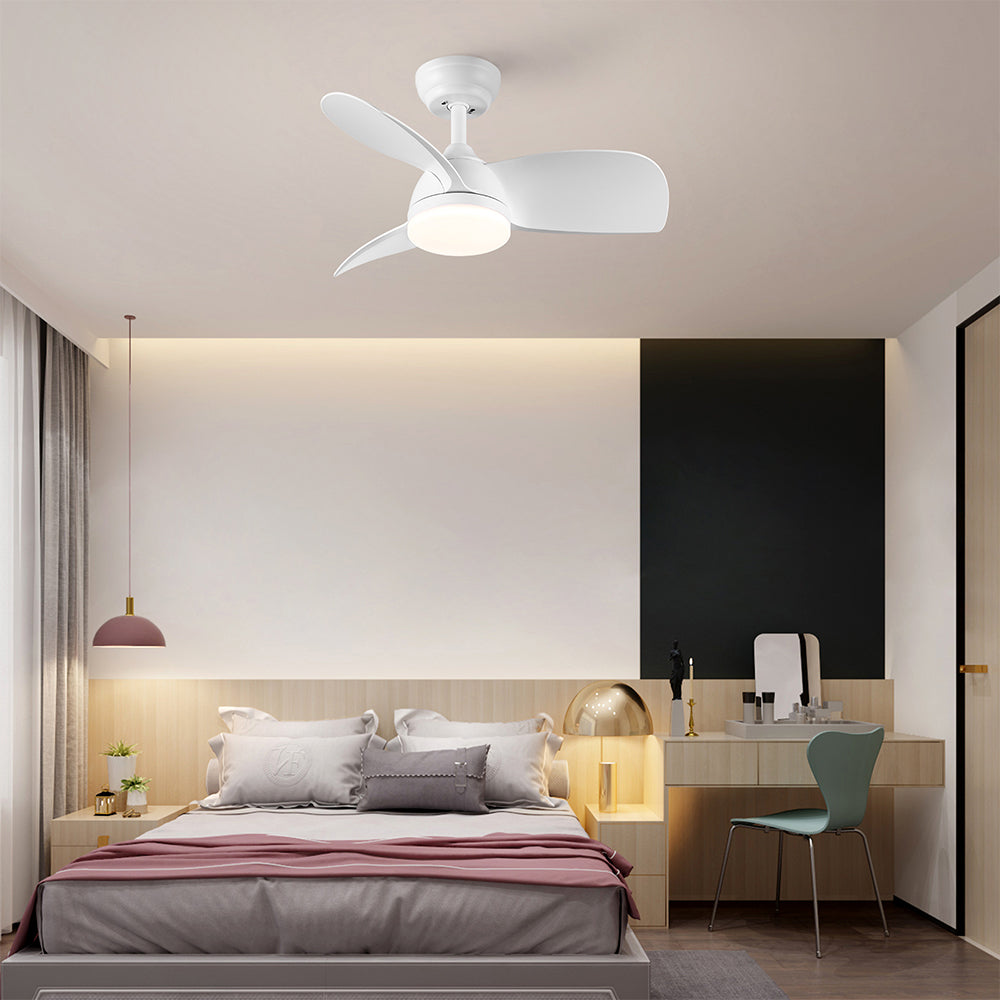 28-Inch Integrated LED Ceiling Fan Lighting - White_3