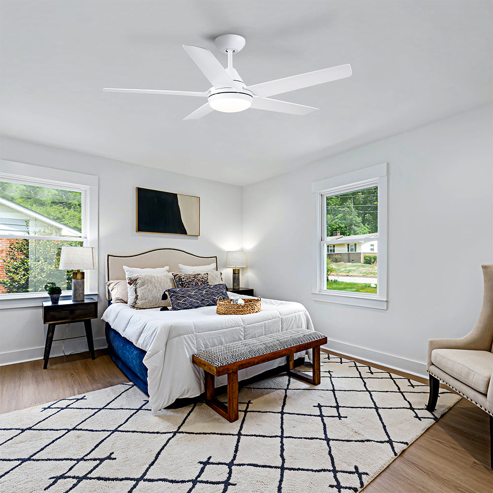 48-Inch Integrated LED Ceiling Fan Lighting - White_3