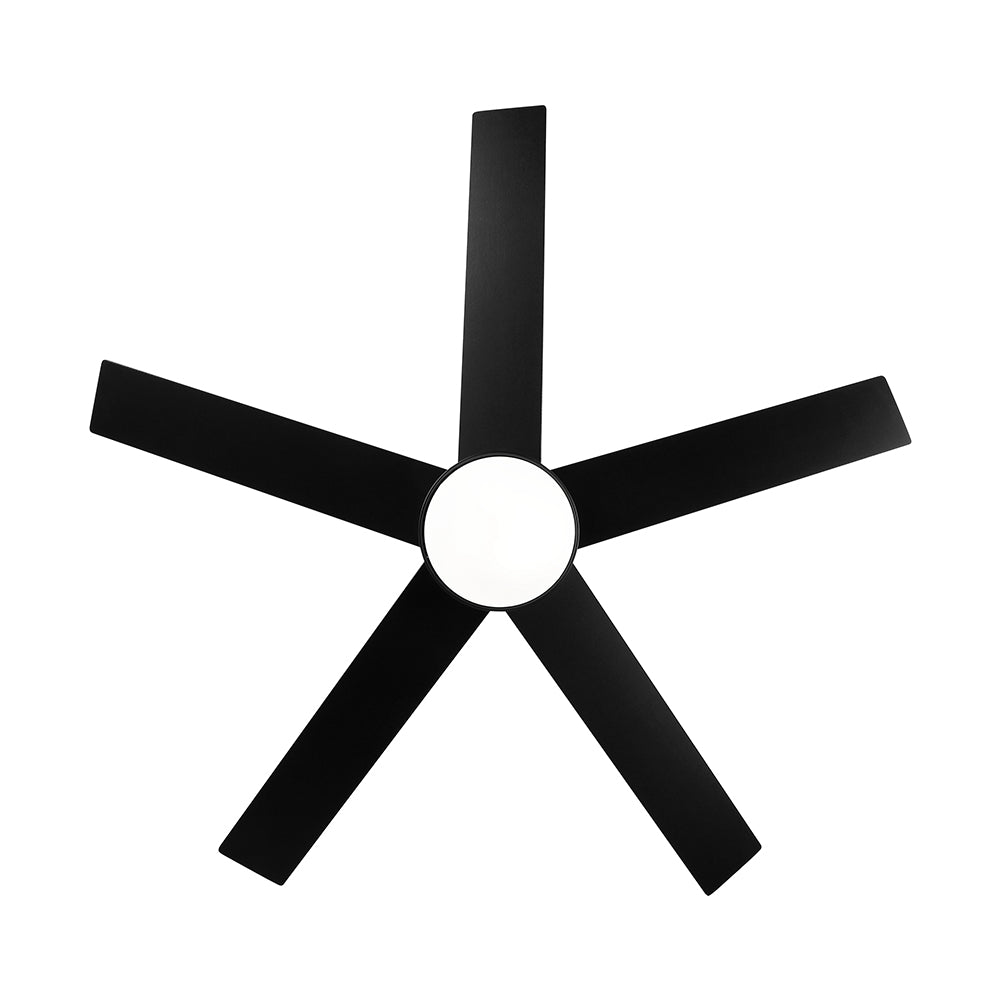 52-Inch Integrated LED Ceiling Fan Lighting - Black_1