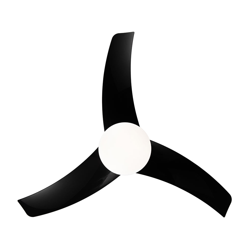 Ceiling Fan with Integrated LED Light - Black_9
