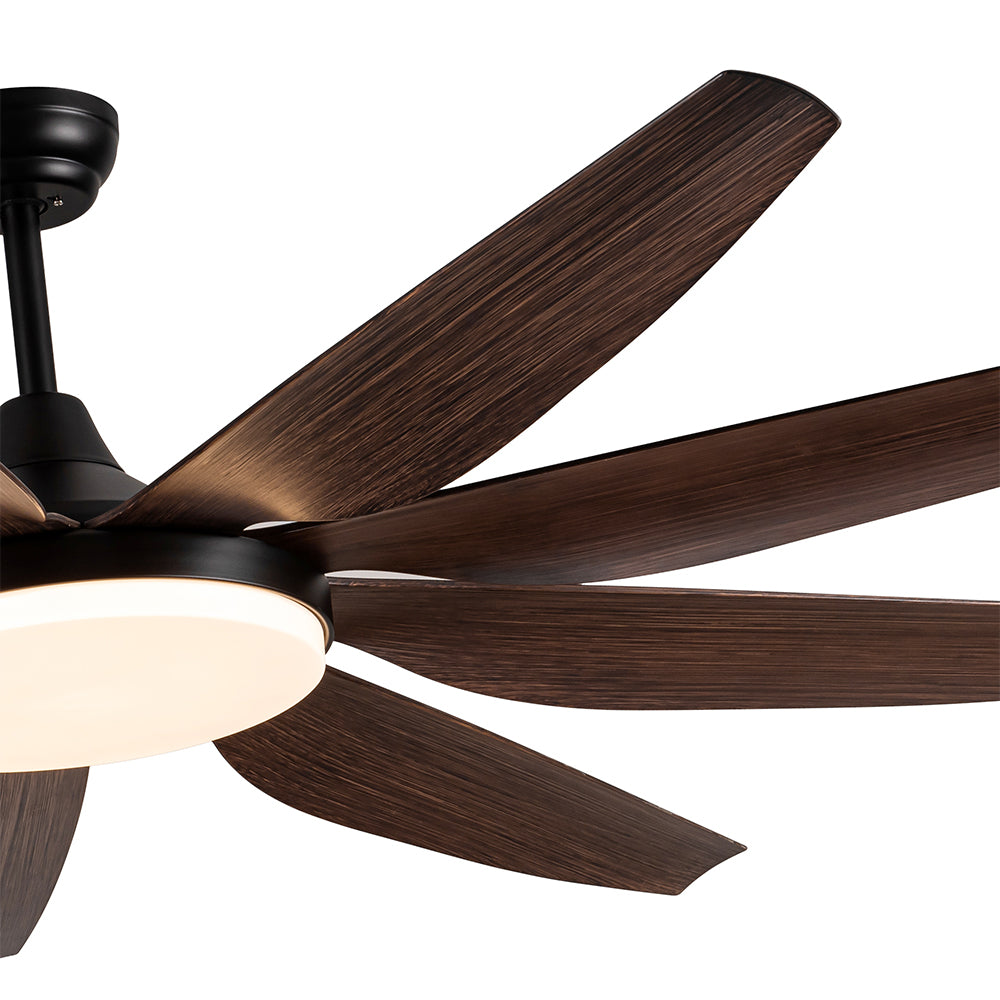 71-Inch Integrated LED Lighting Ceiling Fan with 9 Solid Wood Blade_2