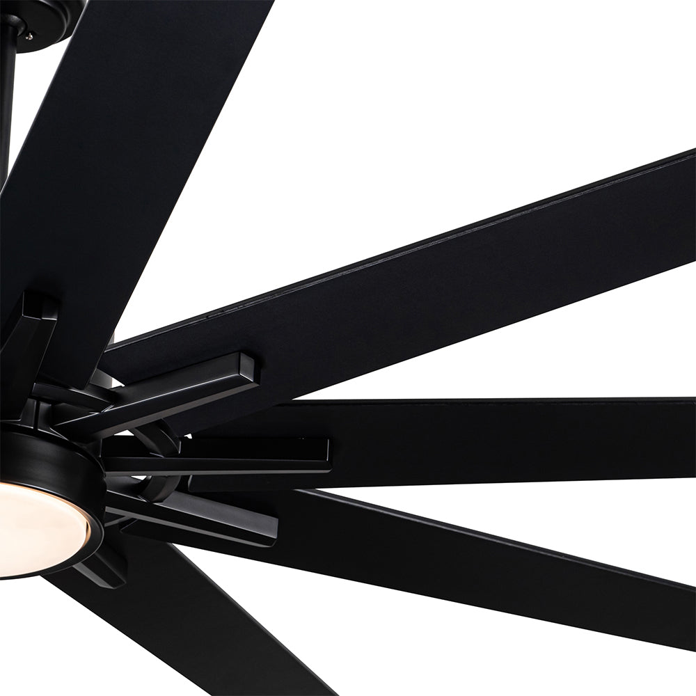 72-Inch Dual-Finish LED Ceiling Fan with Remote Control Black_5