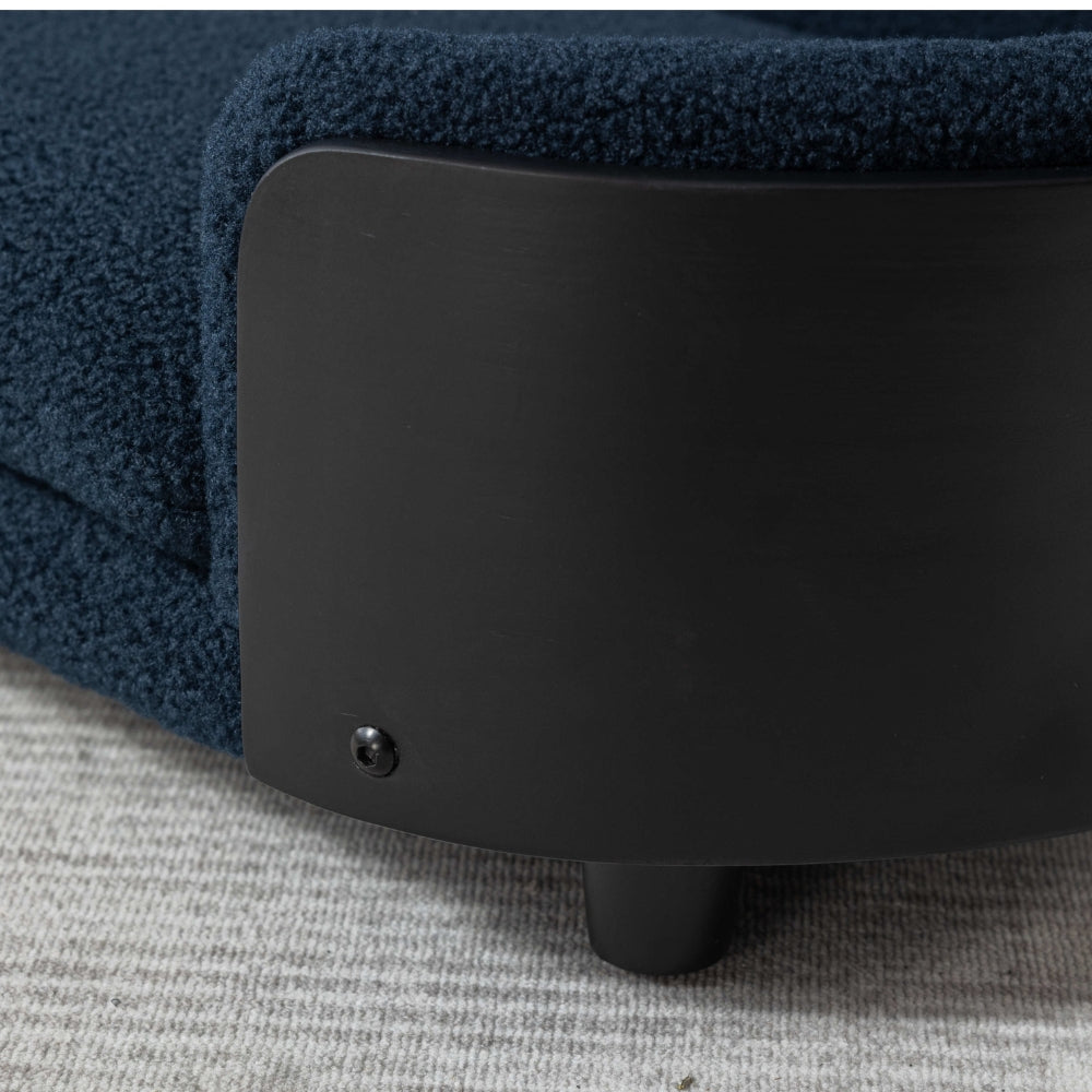 Elevated Dog Bed Solid Wood Legs Cashmere Cushion Medium_2