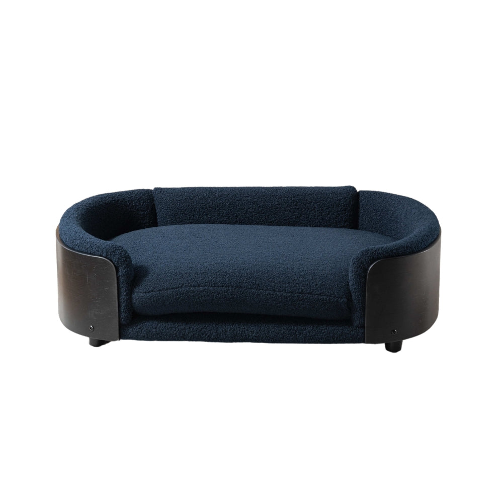 Scandinavian Style Elevated Dog Bed Cashmere Cushion Large_0
