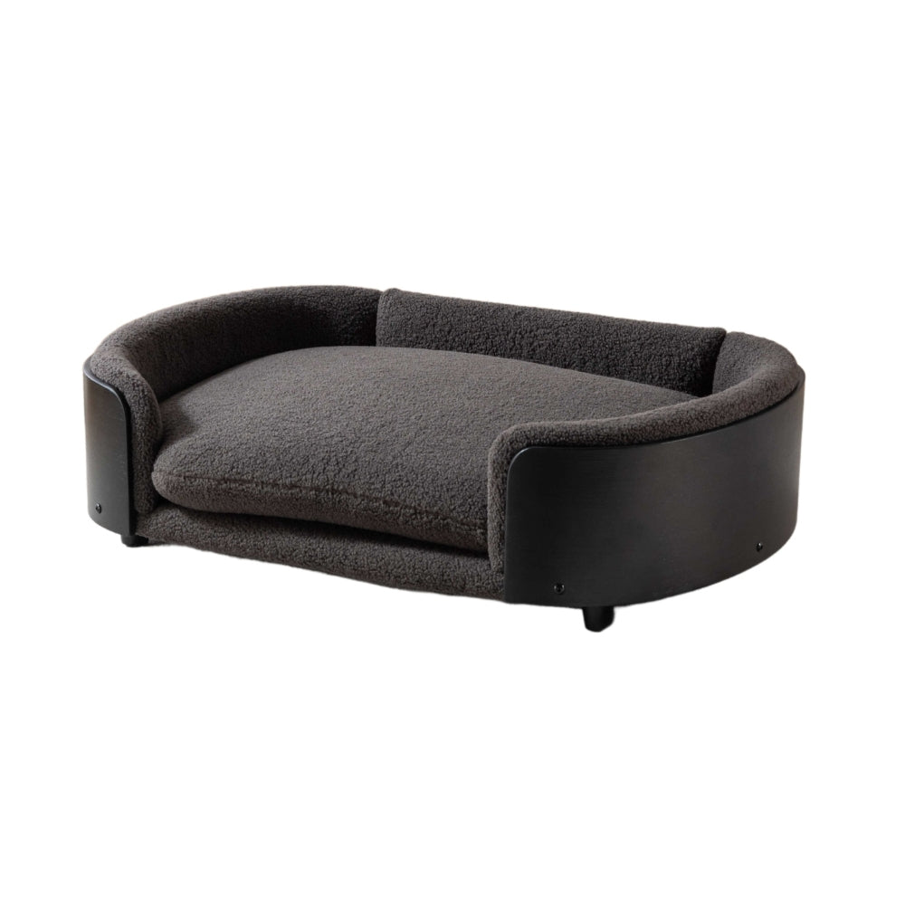 Dog Bed Solid Wood Legs Cashmere Cushion Large_6