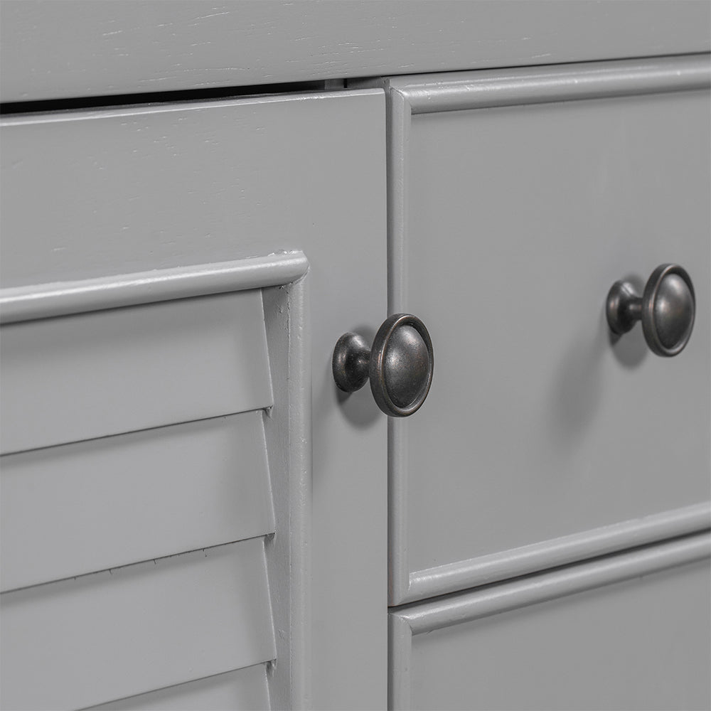 36 Inch Bathroom Vanity Base with Cabinets - Grey_10