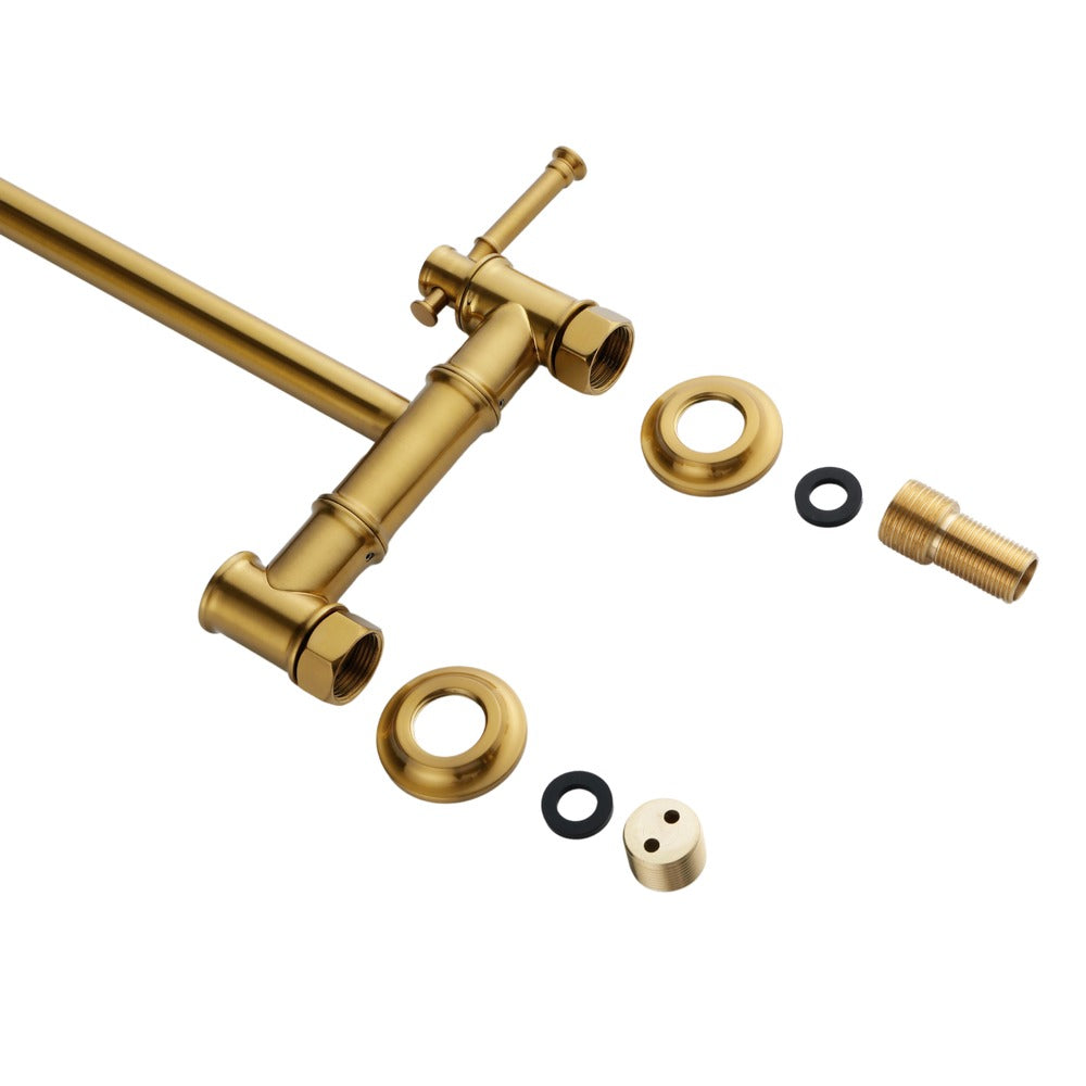 Pot Filler Faucet Wall Mount Pot Filler Faucet - Gold_2