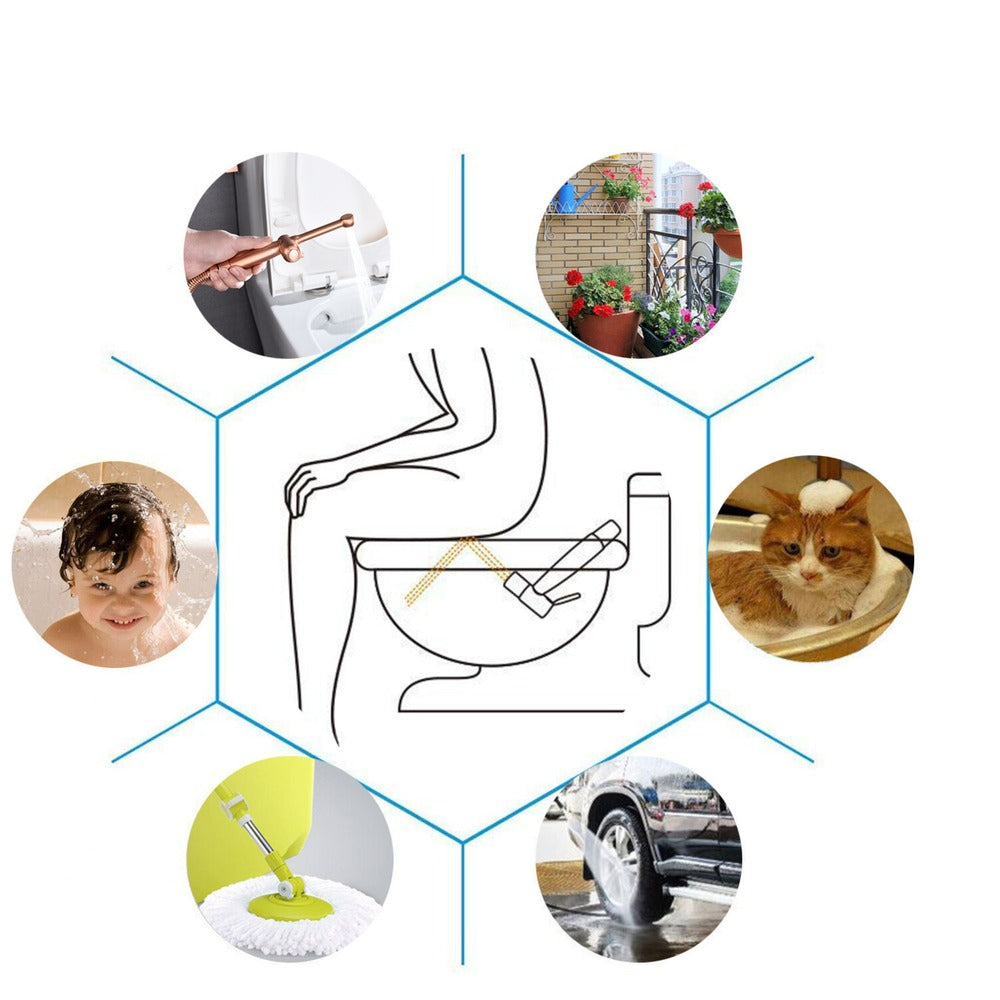 Handheld Bidet Sprayer for Toilet- Rose Gold_6