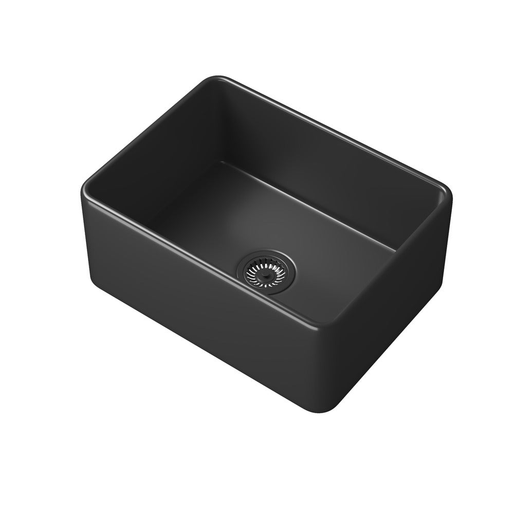 Inch White Farmhouse Sink Deep Undermount Apron Kitchen Sink_5
