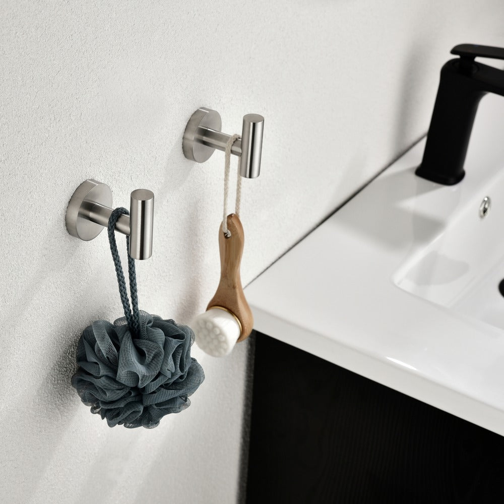 6-Piece Stainless Steel Towel Rack Set On-Site Wall Mount_6