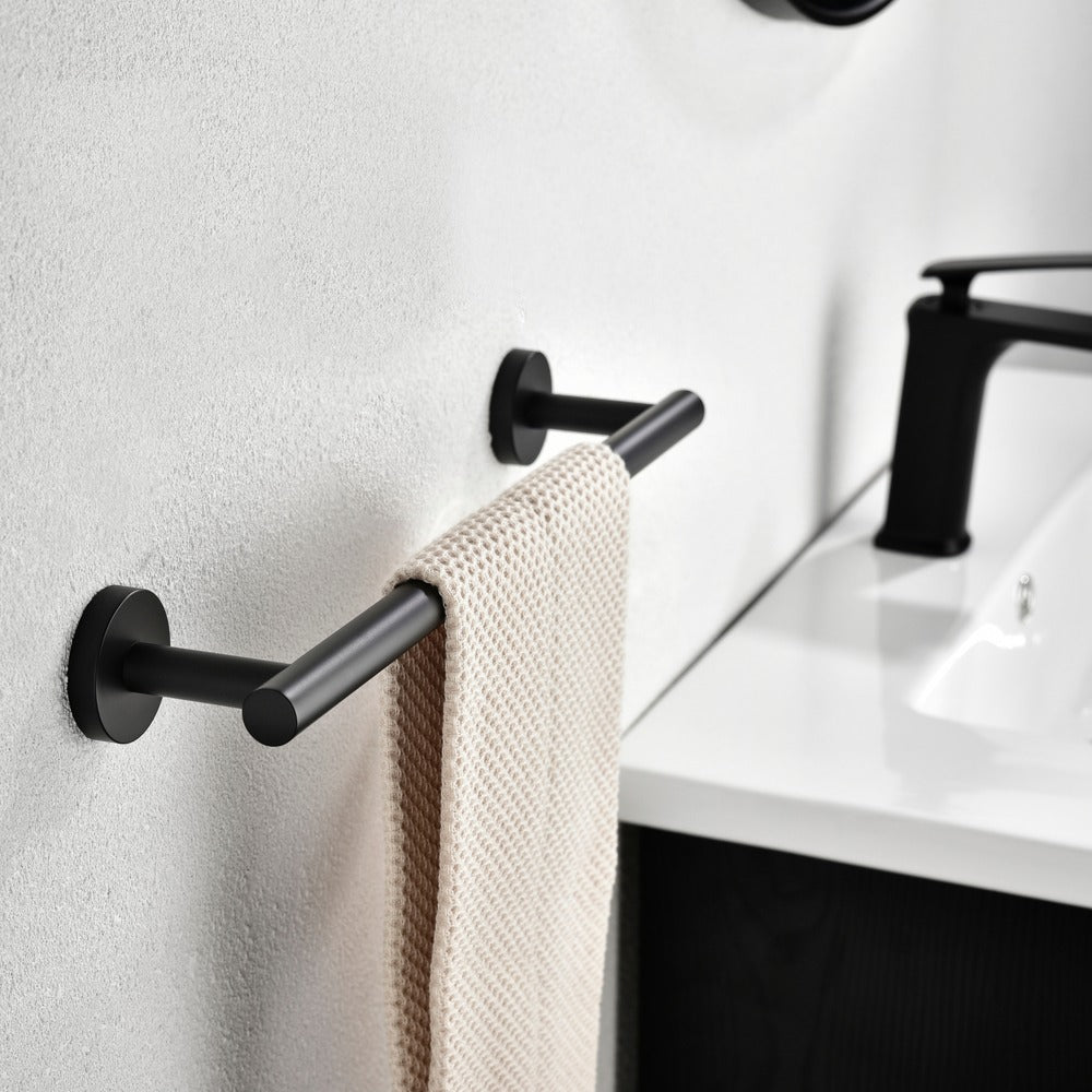 6-Piece Stainless Steel Towel Rack Set Wall Mount_5