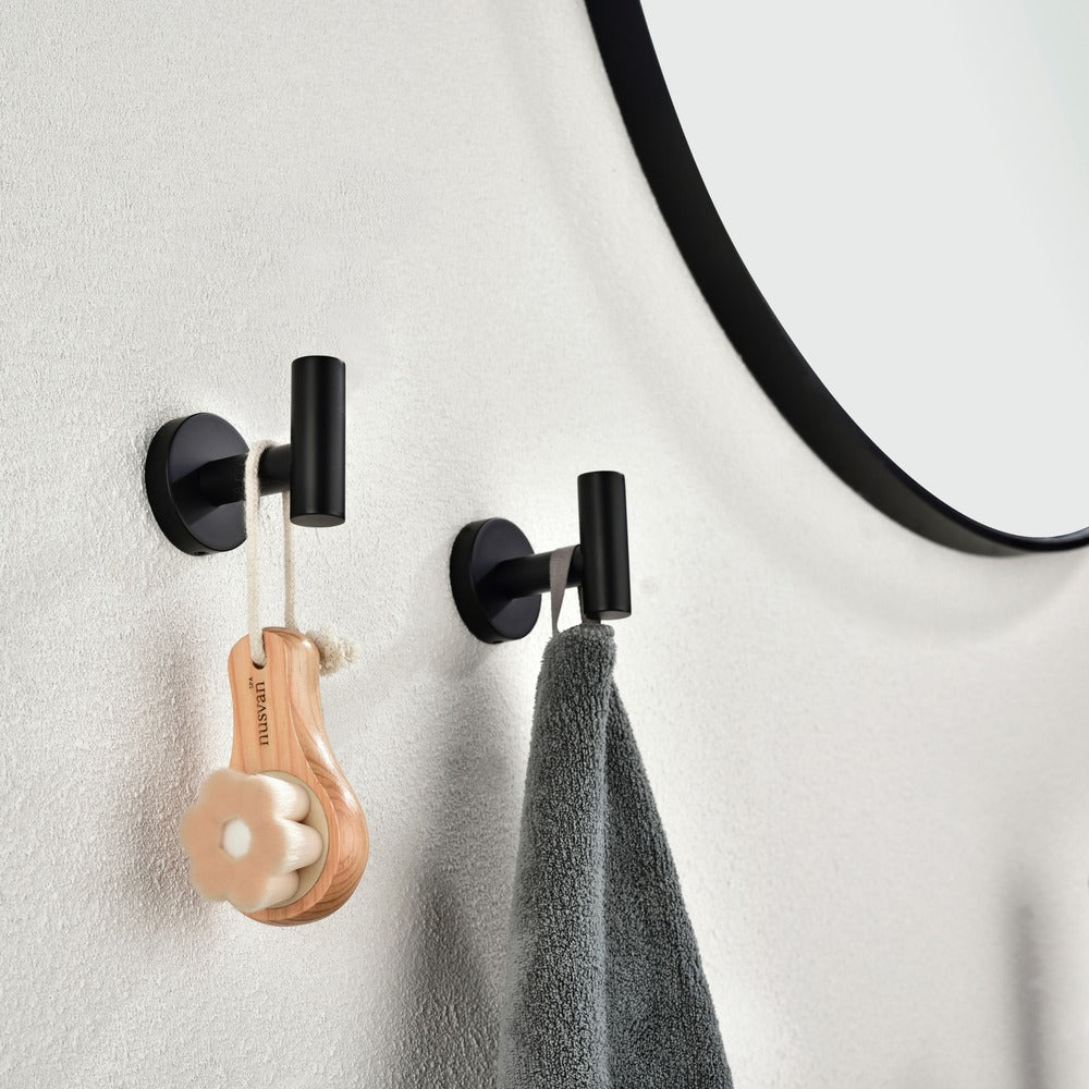 6-Piece Stainless Steel Towel Rack Set Wall Mount_1