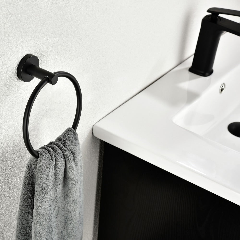 6-Piece Stainless Steel Towel Rack Set Wall Mount_7