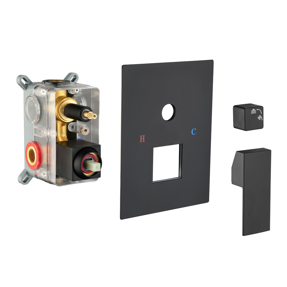 Solid Brass 2-Way Shower Diverter Valve Mixer Rough-In Kit_3