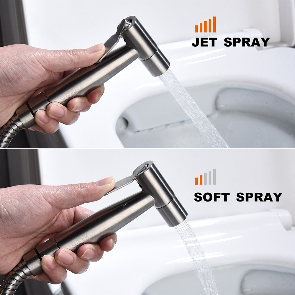 Bidet Sprayer for Toilet Handheld Cloth Diaper Sprayer - Silver_5