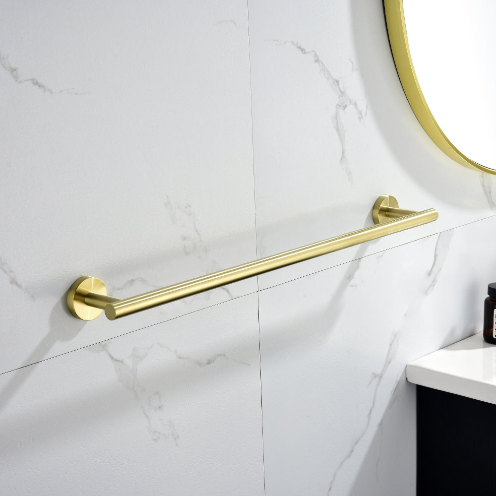 6-Piece Brushed Gold Bathroom Hardware Set_8