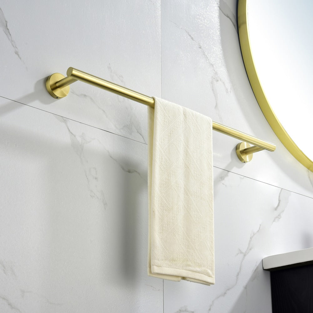 6-Piece Brushed Gold Bathroom Hardware Set Wall-Mounted SUS304_10