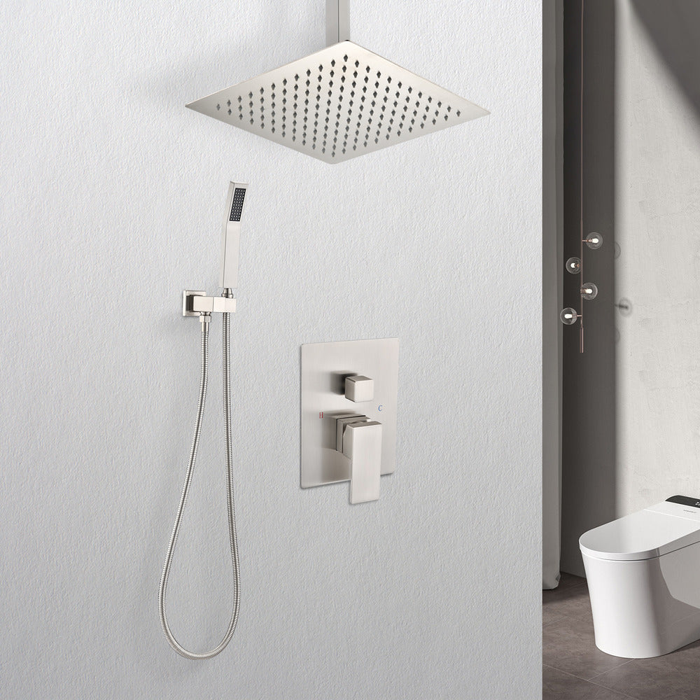 Ceiling-Mounted Shower System Combo Set Shower Head_1