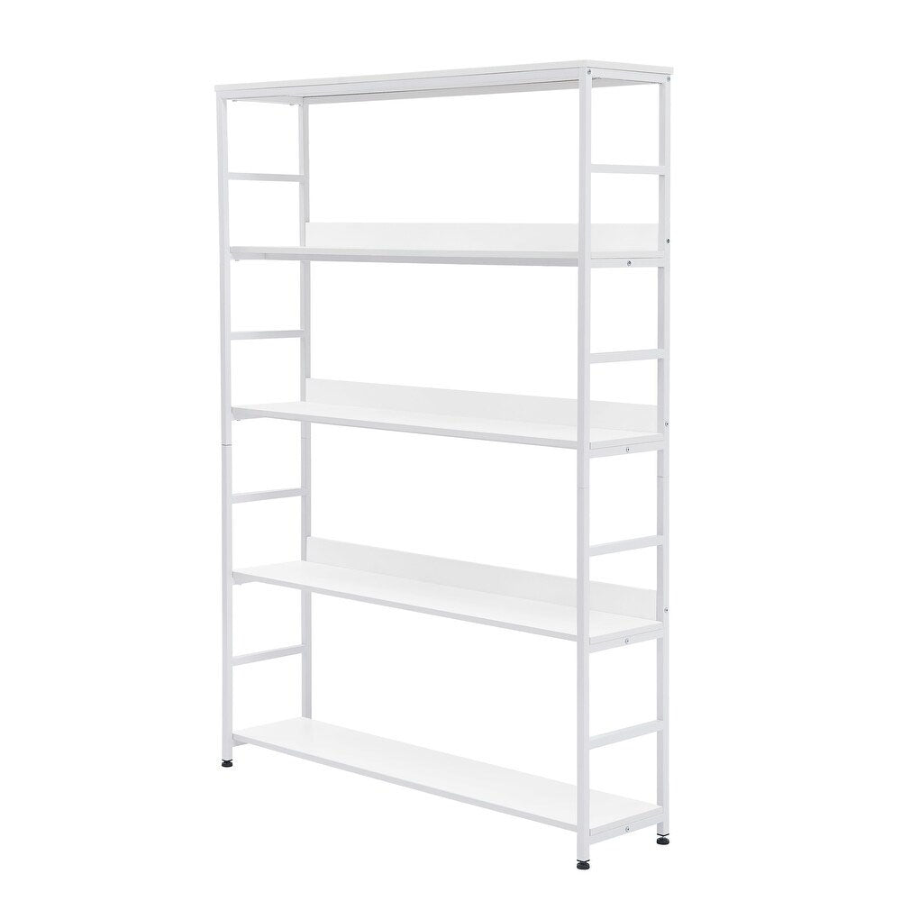 5-Tier Bookcase with Metal Frame_7