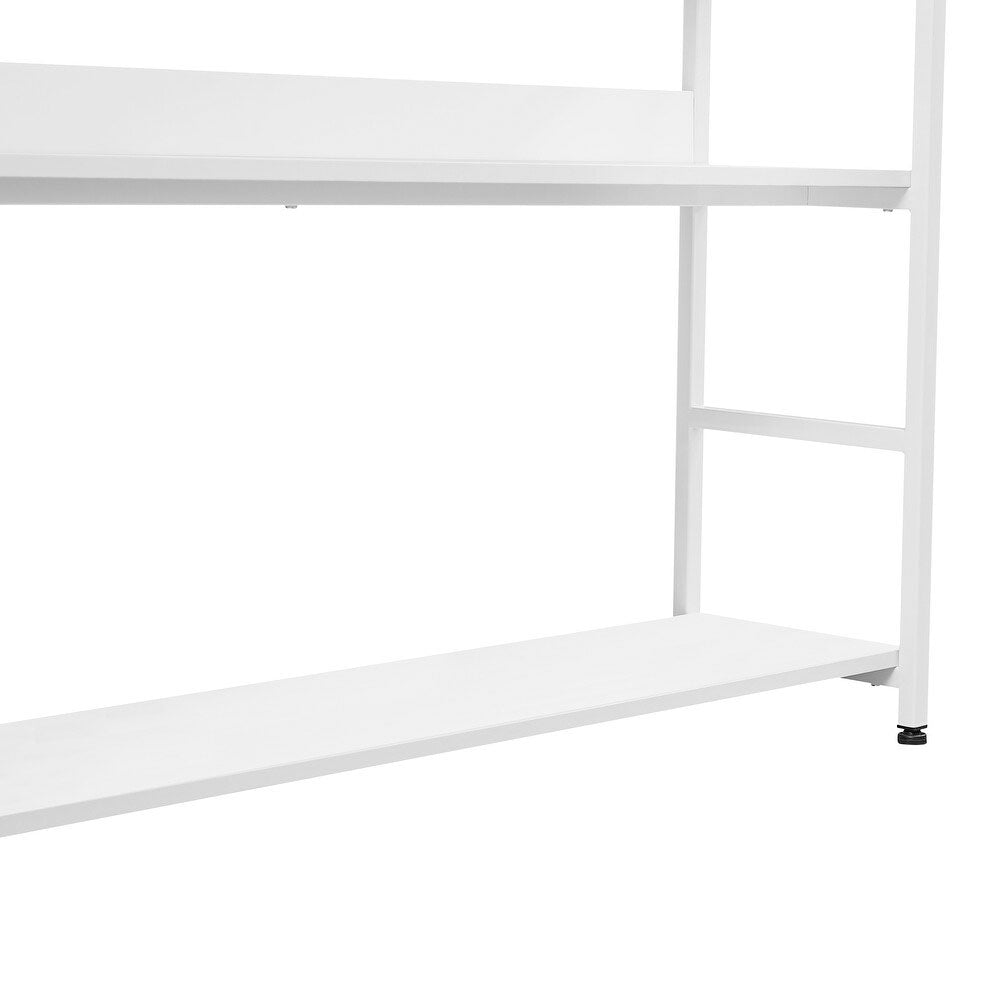 5-Tier Bookcase with Metal Frame_6