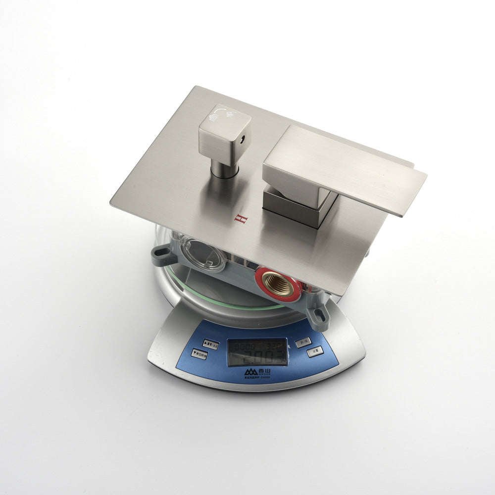 Ceiling Mounted Shower System with Handheld 12in Head_4