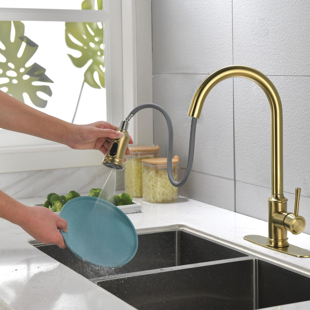 Touch Kitchen Faucet Pull Down Sprayer_9
