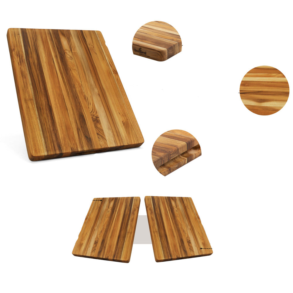 Teak Reversible Chopping Board Medium Size_4