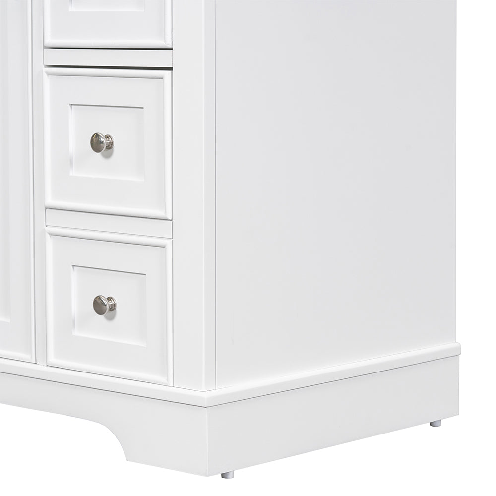 36 Inch Bathroom Vanity Base - White_8