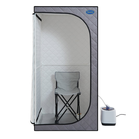Portable Mini Plus Steam Sauna Tent - Grey_0